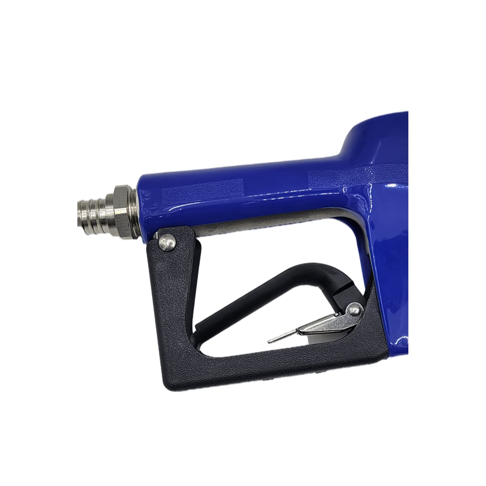 BORRITT 3/4"inch Automatic Shut-off Stainless Steel Diesel Exhaust Fluid (DEF)/Antifreeze Nozzle with NPT Female Thread,Three Notch Hold Open Clip&360 degree Rotating Connector 1/2"(15MM) Spout