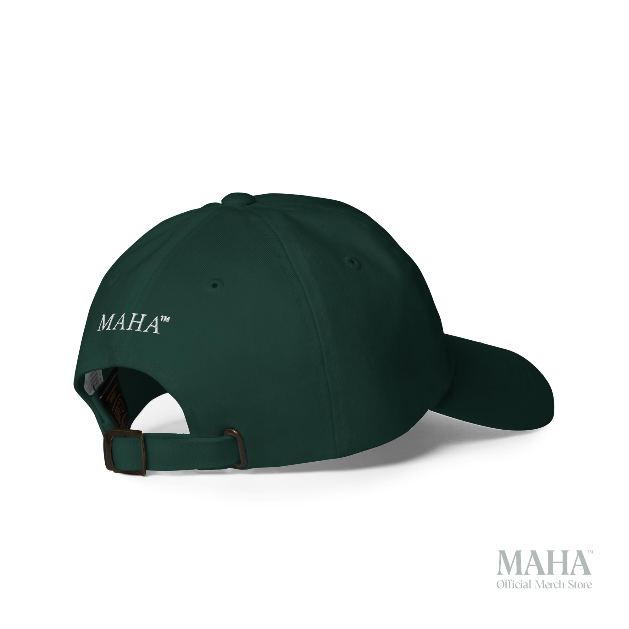 Make America Healthy Again® Embroidered Dad Hat – Adjustable Cotton Baseball Cap, Unisex Casual Low Profile Hat (Spruce)