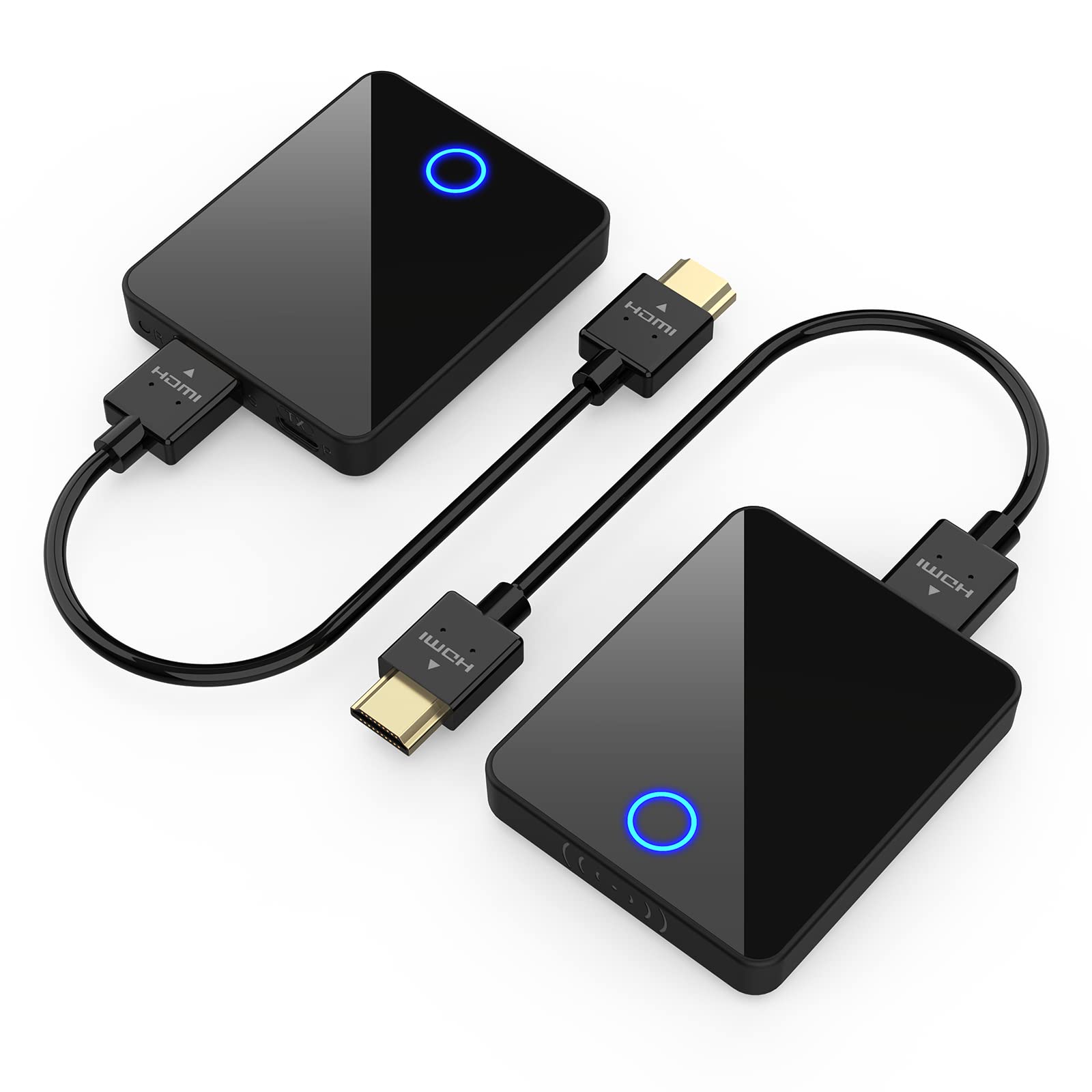 Wireless HDMI Transmitter and Receiver,Binken 150m Wireless HDMI Extender Support 1080P@60 Hz, Support 2.4/5GHz for Streaming Video Audio from Laptop, PC Satellite to HDTV Projector Model 810