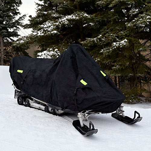 Budge SM-6 Sportsman Snowmobile Cover, Trailerable, Medium, 115" L x 51" W x 48" H,Black