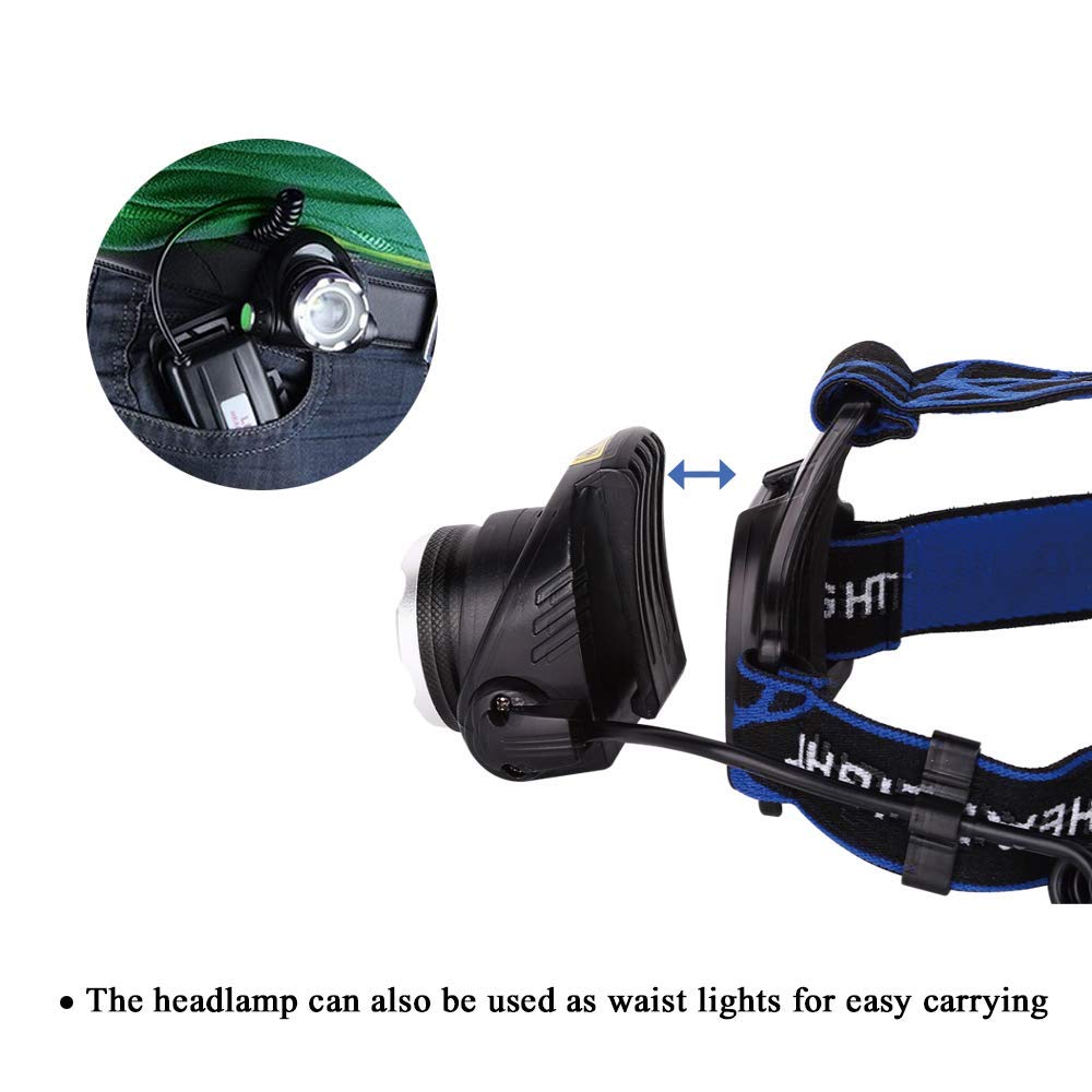 Red Light Headlamp and Green Light Headlamp Bundle