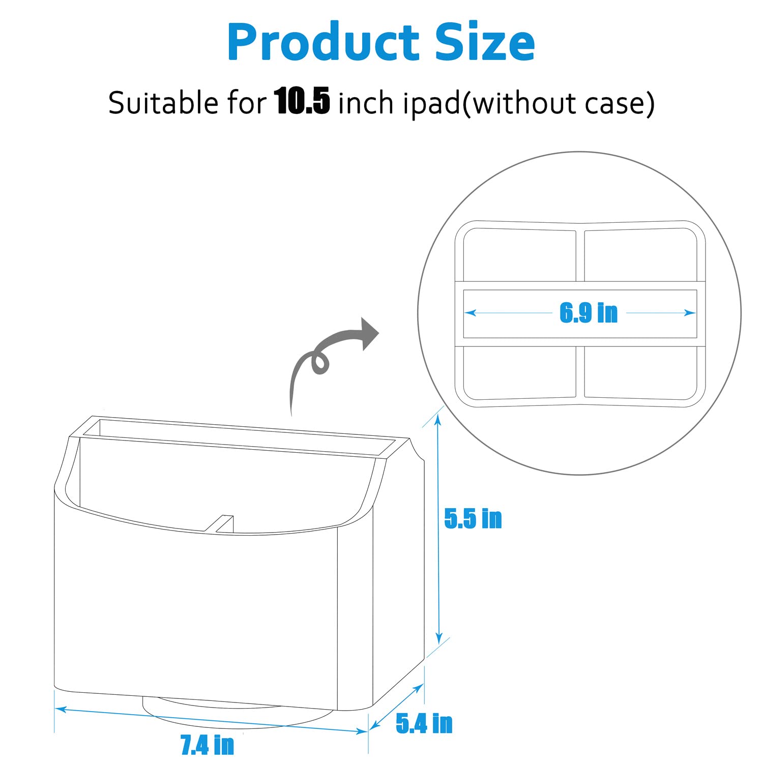 Thipoten Faux Leather Coasters and Remote Control Holder