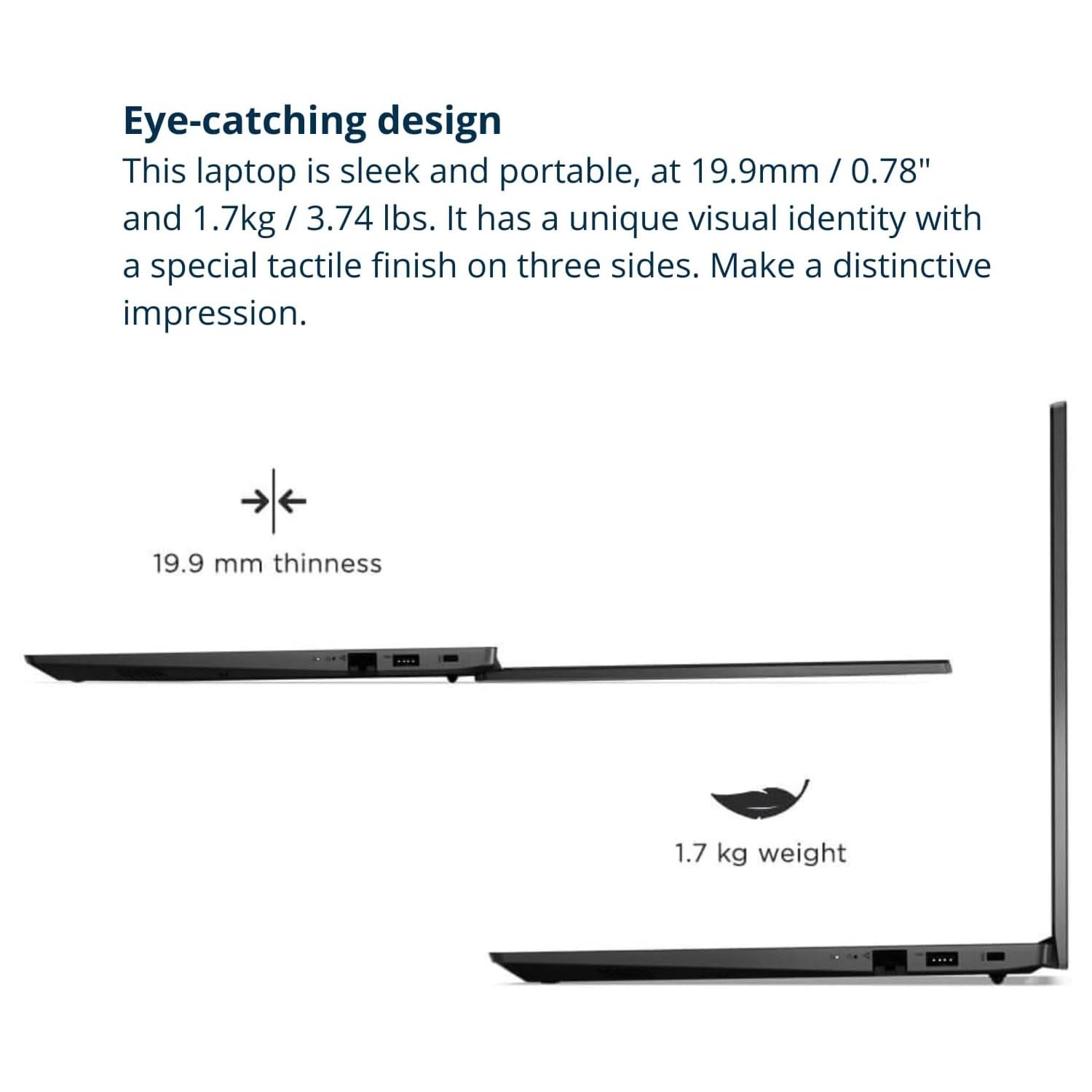 Lenovo V15 Laptop, 15.6" FHD Display, AMD Ryzen 5 5500U Hexa-core Processor (Beat Intel i7-1065G7), 16GB RAM, 512GB SSD, HDMI, RJ45, Numeric Keypad, Wi-Fi, Windows 11 Pro, Black