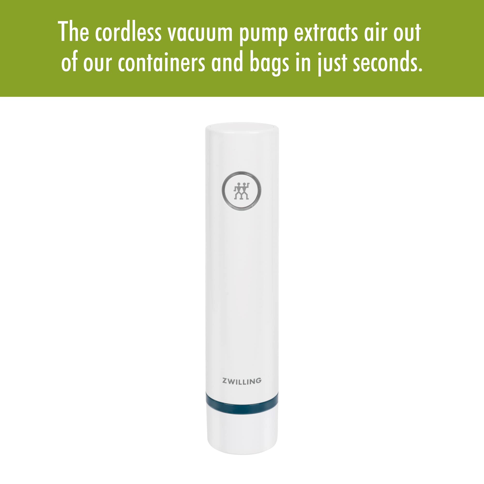 ZWILLING Fresh & Save Modern Handheld Food Saver Vacuum Sealer Machine Pump