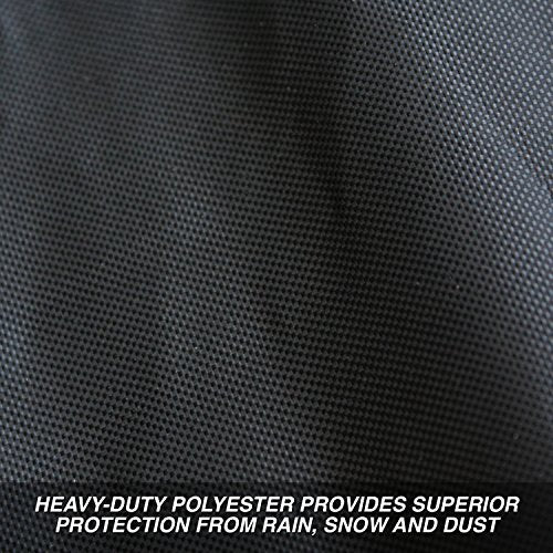 Budge SM-6 Sportsman Snowmobile Cover, Trailerable, Medium, 115" L x 51" W x 48" H,Black