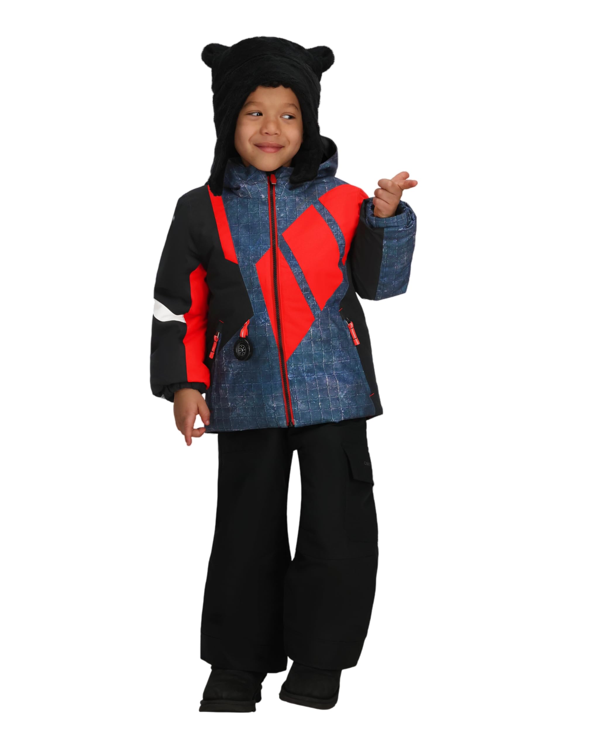 Obermeyer Orb Jacket - Kids Boys - Blue Grey Rippin - Size 8