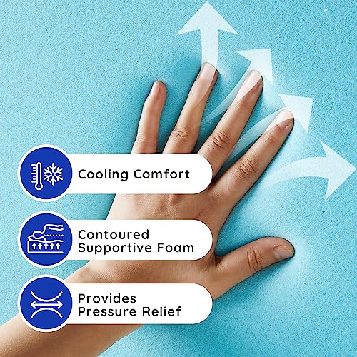 ELFXROS Waterproof Pack and Play Mattress Pad, Comfort Foam Pack N Play Mattresses Topper, Breathable Baby Playpen Mattresses, Playard Mattress for Pack and Play - Removable Washable Cover, 38"x26"x1"