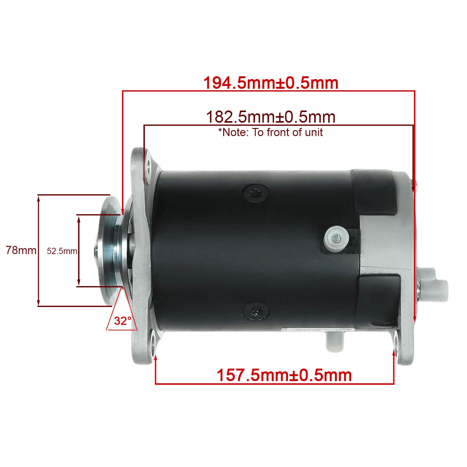 OEG Parts New Starter Generator Compatible With EZ GO Golf Cart GXI875 GXT Medalist MG2 TXT 1980-2008 114014010, 25533-G01, 26993-G01, 27065-G01, GSB107-10B, GSB107-10C