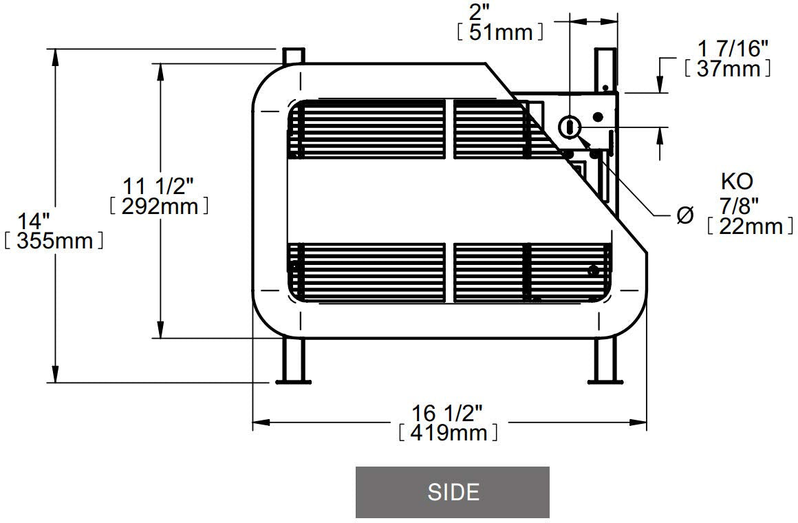 ASK1501W Ceiling Heater 1500W 120V