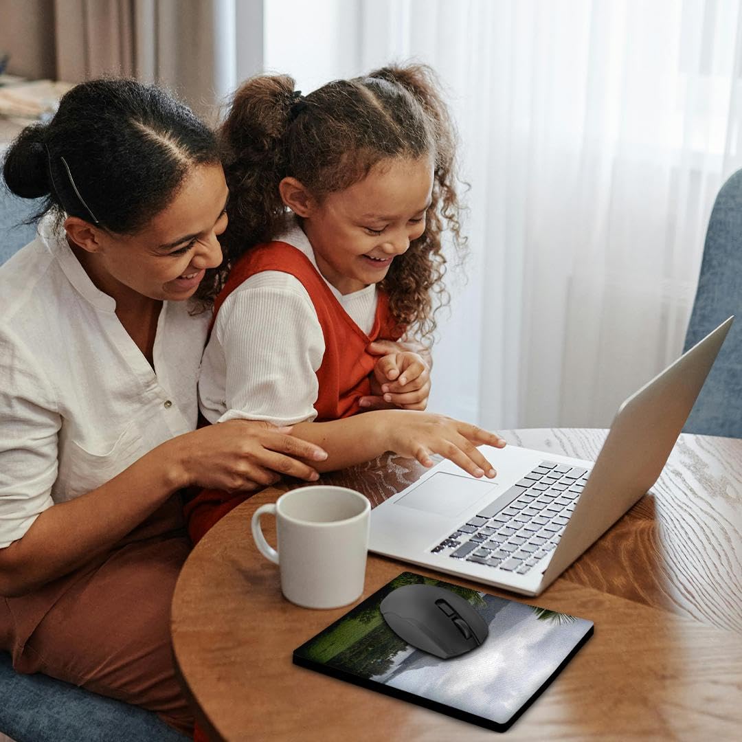 Hanalei Bay, Kauai island, Hawaii, USA - US12 DFR0130 - Mouse Pad, 8 by 8 inches (mp_143906_1)