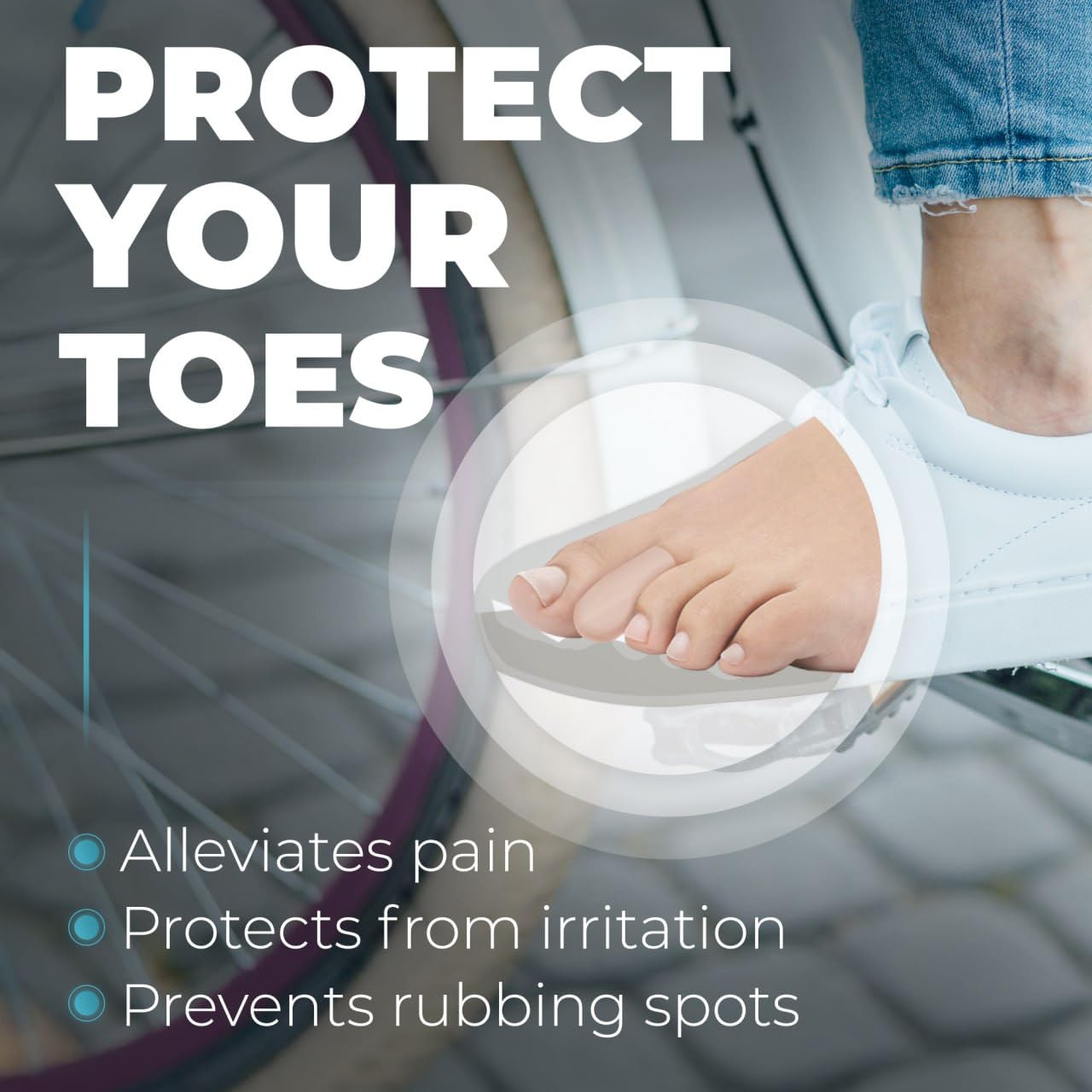 Metatarsal Pads (4-Pack) + Gel Toe Caps (6-Pack) – Cushioning Set for Daily Foot & Toe Comfort