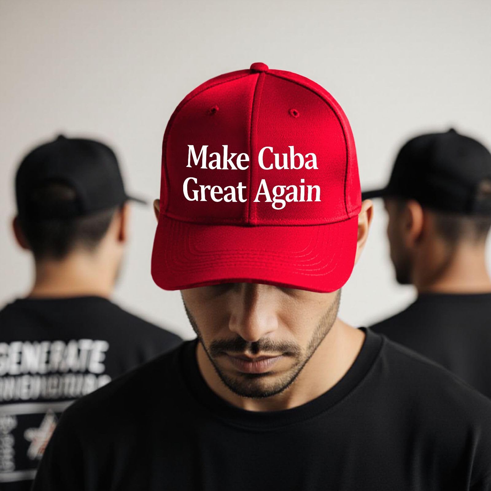 Make Cubas Great Again Hat for Women Stylish Washed Distressed Baseball Caps