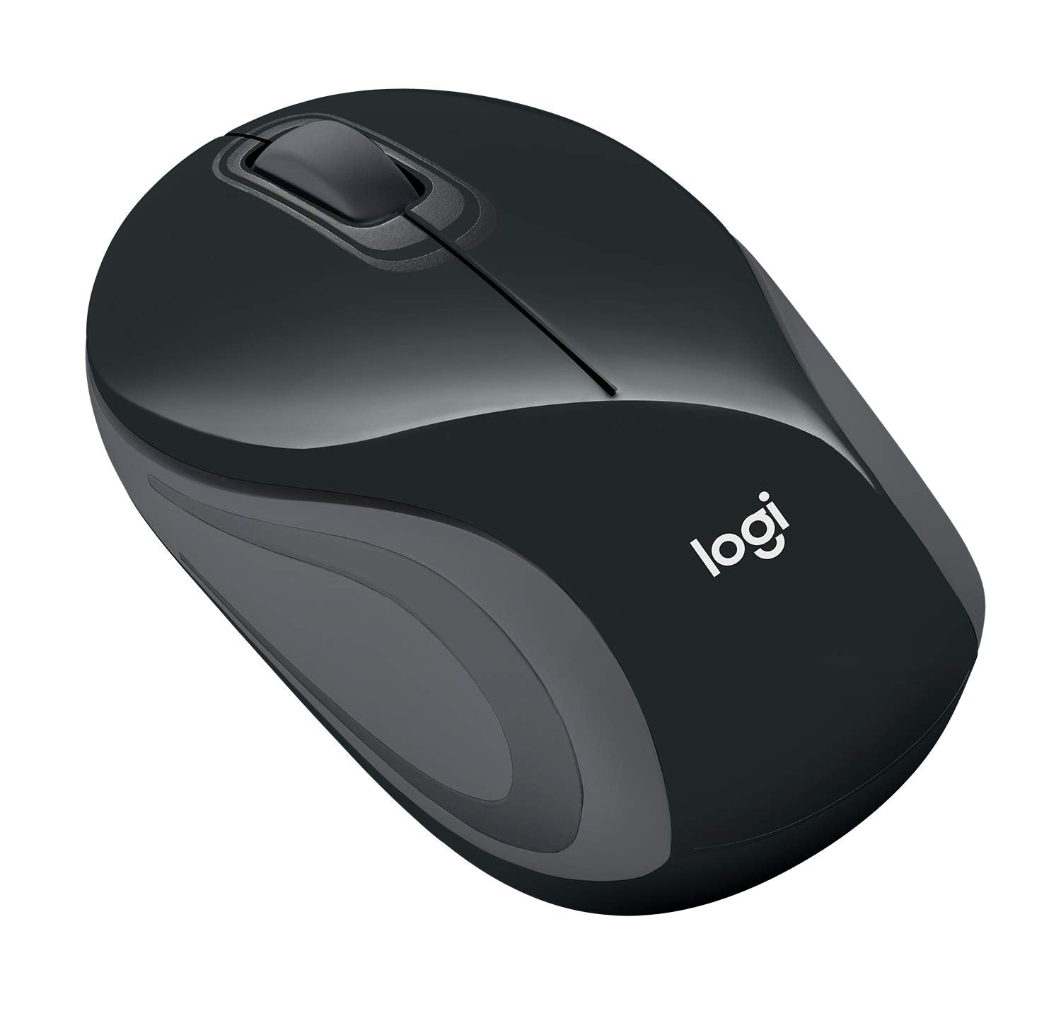 Logitech Wireless Mini Mouse M187 Ultra Portable, 2.4 GHz with USB Receiver, 1000 DPI Optical Tracking, 3-Buttons, PC / Mac / Laptop - Black