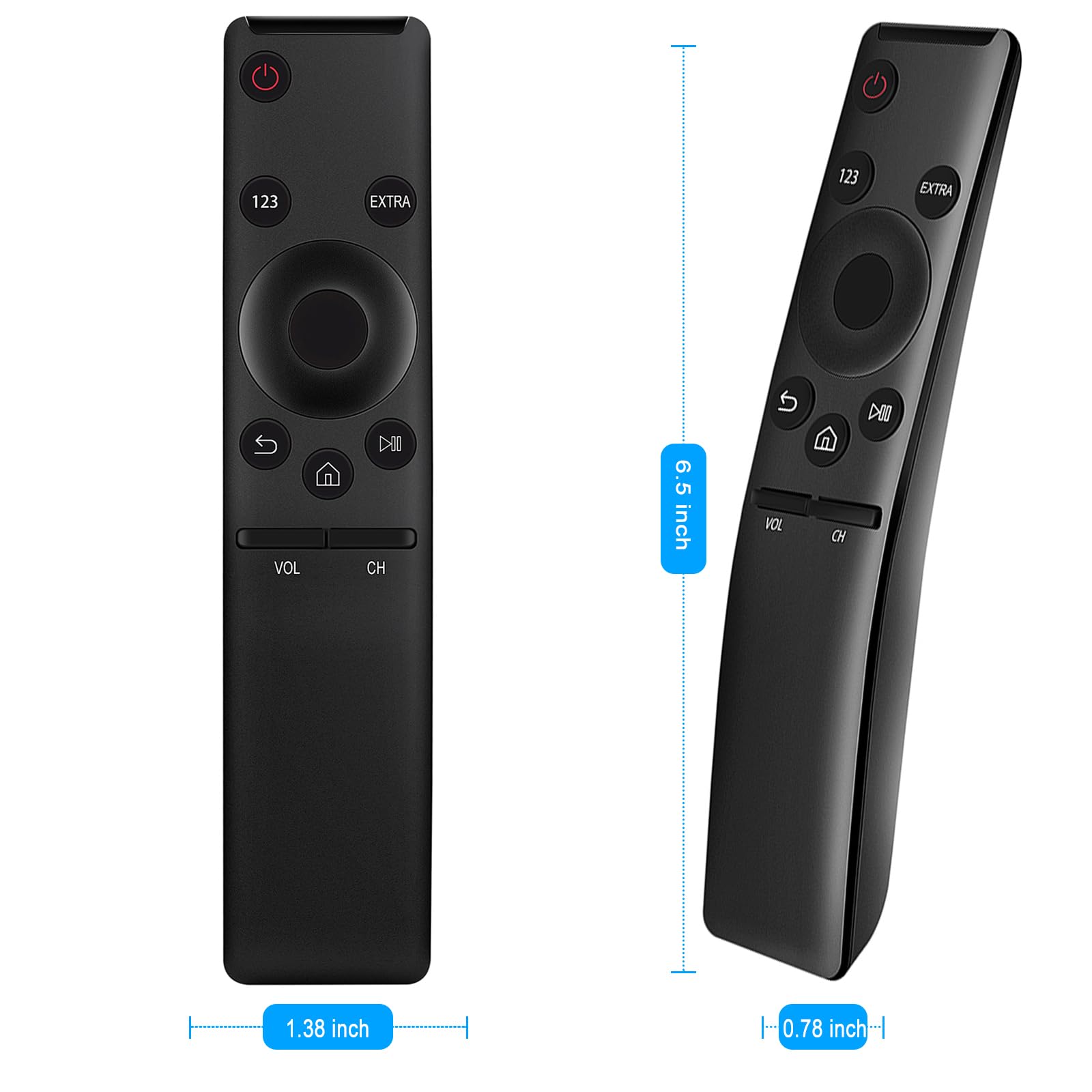 BN59-01259E Replaced Remote Compatible with Samsung TV UN40KU6290 UN65KU6290 UN40KU6290F UN55KU6290F UN60KU6290F UN70KU6290F UN50KU6290 UN55KU6290 UN60KU6290 UN43KU7000D UN49KU7000 UN70KU6290