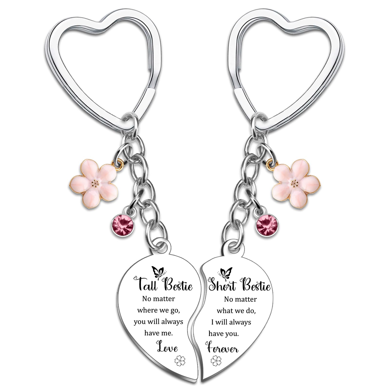 Wrpixe Bestie Gifts Friendship Keychain Bestie Birthday Gifts for Women Friendship Gift for Besties Bff Gift for Women Girls Friends Bff Stuff for Besties Mothers Day Presents for Her
