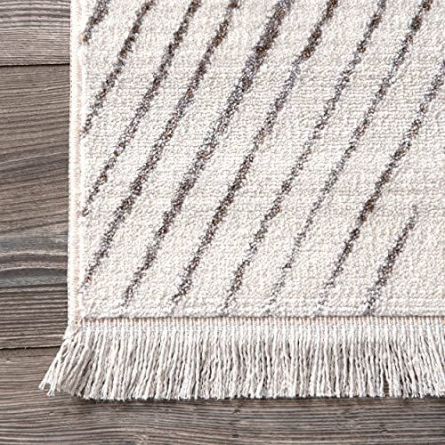 nuLOOM Jazlyn Broken Chevrons Accent Rug, 2x3, Beige