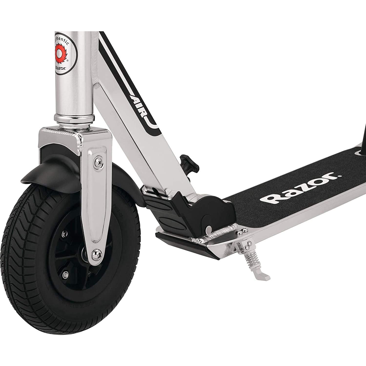 Razor A5 Air Kick Scooter for Kids Ages 8+ - Extra-Long Deck, 8" Pneumatic Rubber Wheels, Foldable, Anti-Rattle Handlebars, For Riders up to 220 lbs