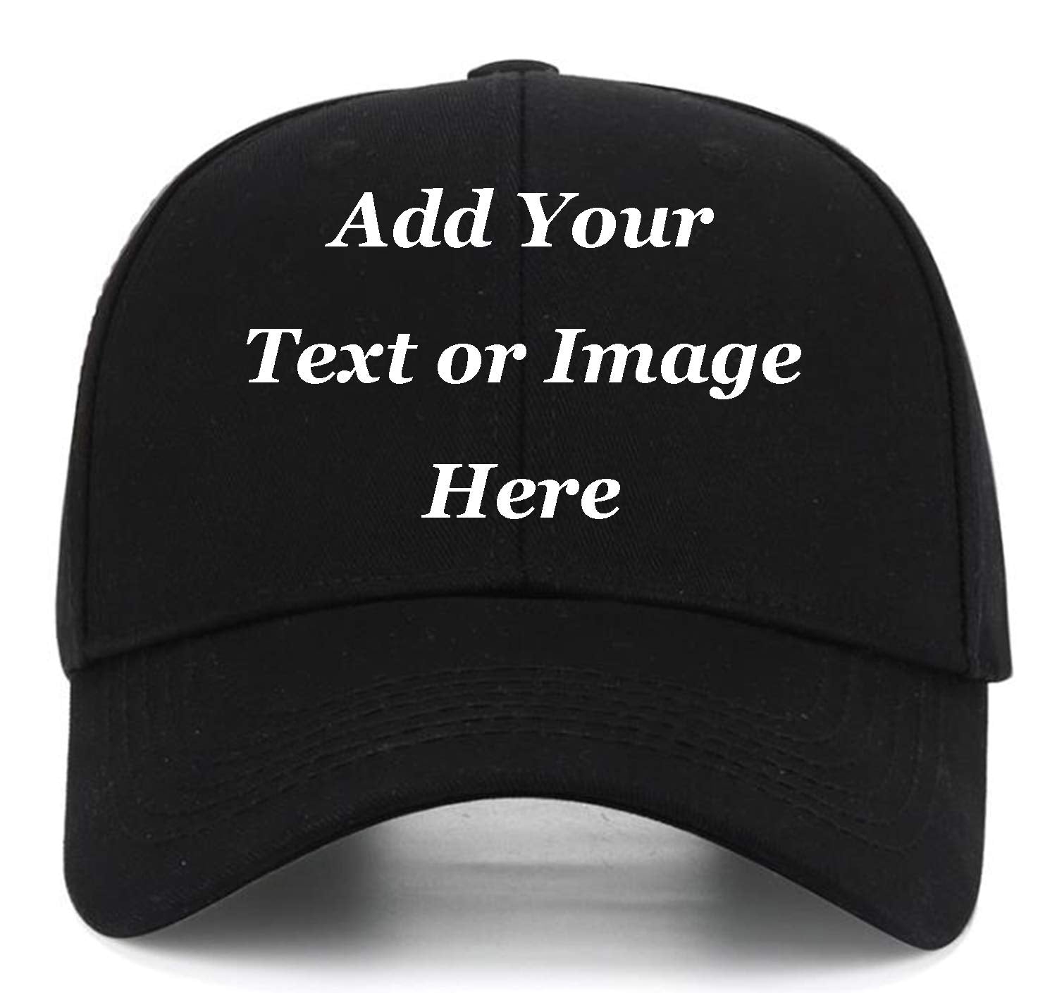 Custom Baseball Cap for Men Women - Personalized Hat Text/Logo/Image, Customized Adjustable Trucker Caps Casual Sun Peak Hat Travel & Gifts