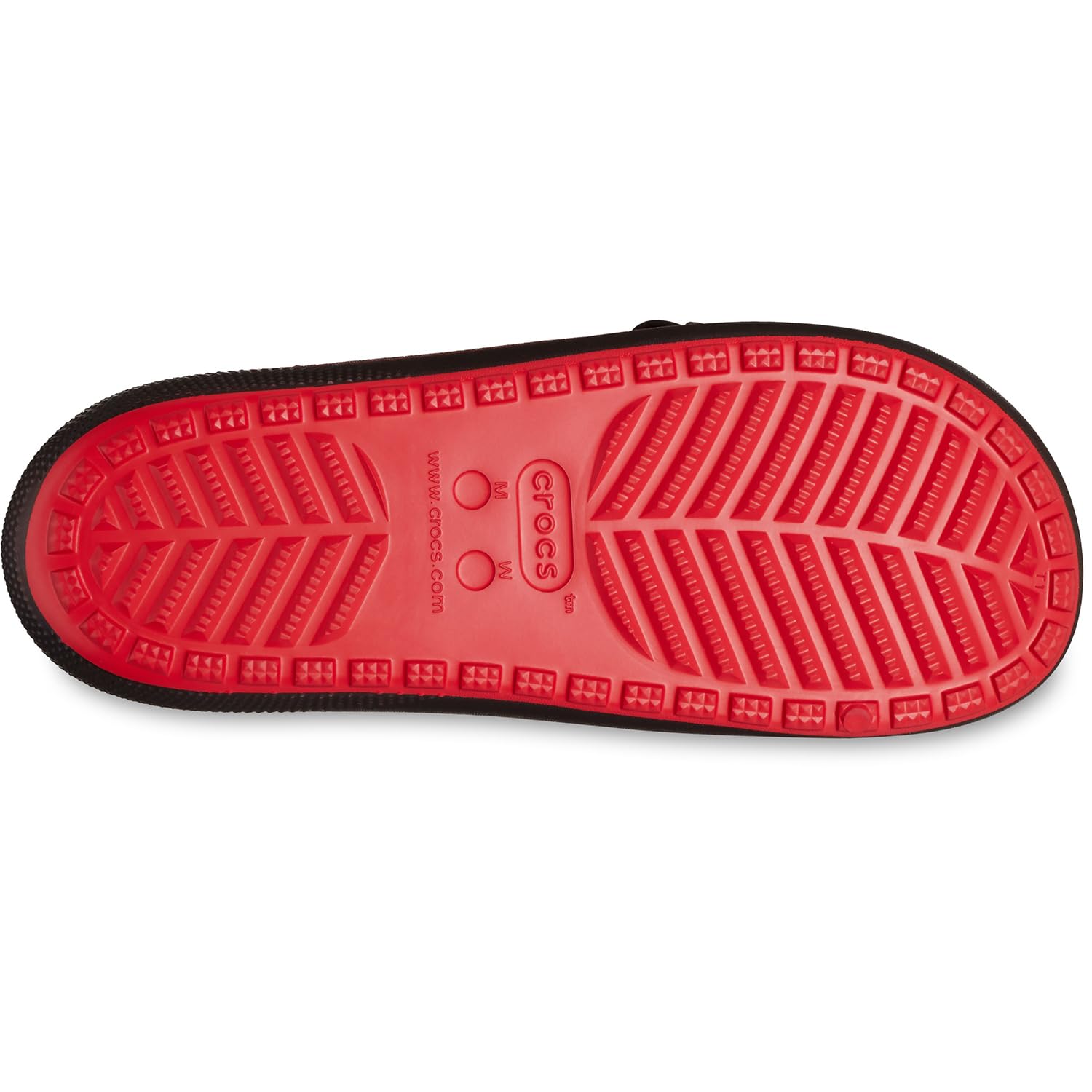 Crocs 209829-6WC-M3W5 Darth Vader Classic Slide V2 VyR Varsity Red