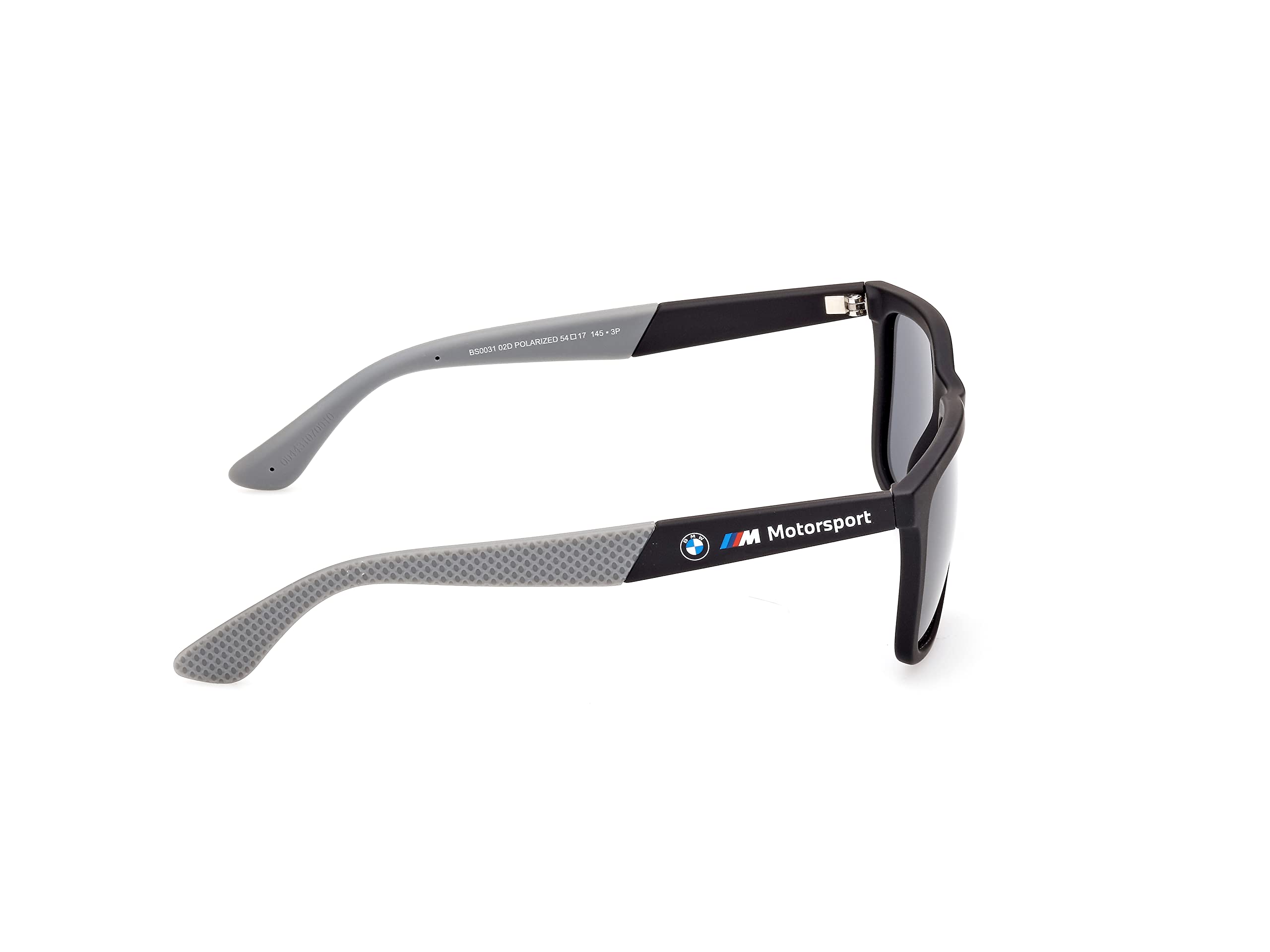 BMW Mens Injected Glasses Sunglasses, Matte Black, 54 US