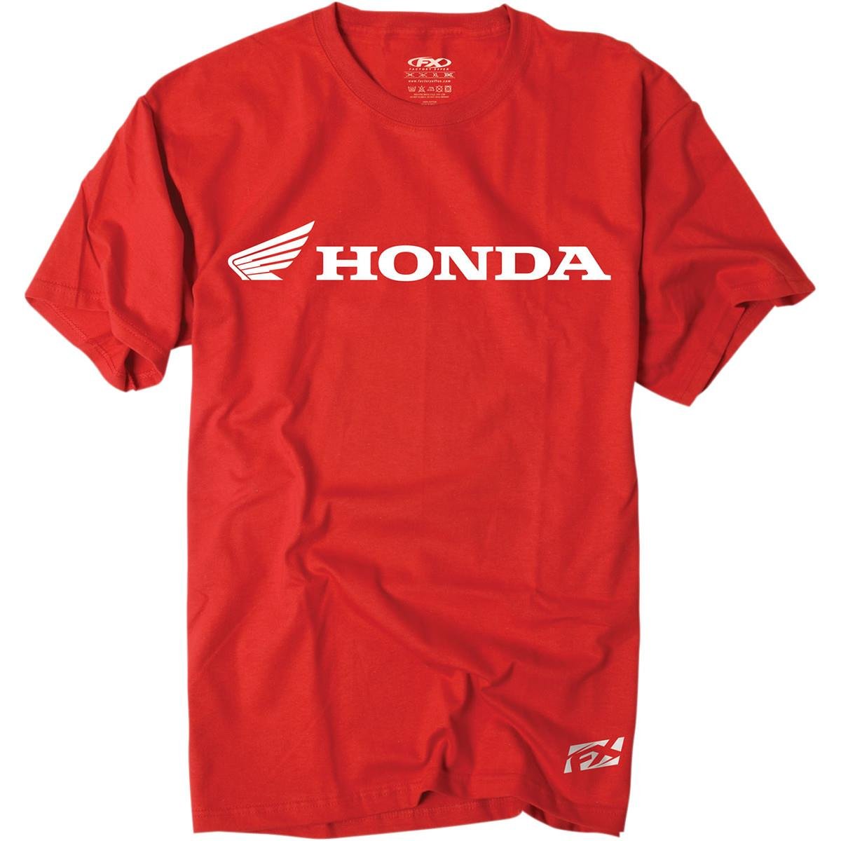 Factory Effex 15-88330 Honda' Horizontal T-Shirt (Red, Medium)