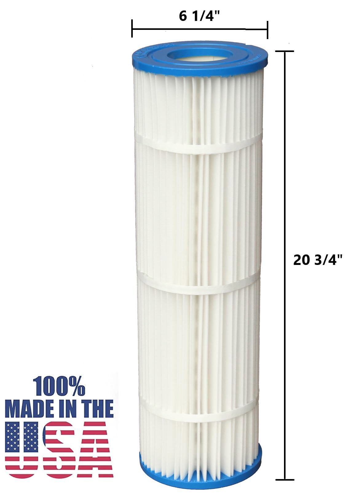 Optimum Pool Technologies® Pool Filter 4 Pack Compatible Replacement for Pentair® Quad DE 60 Filter 178654, Unicel C-6960, Filbur FC-1961, FC-6480 Filter Cartridges - 4 Pack