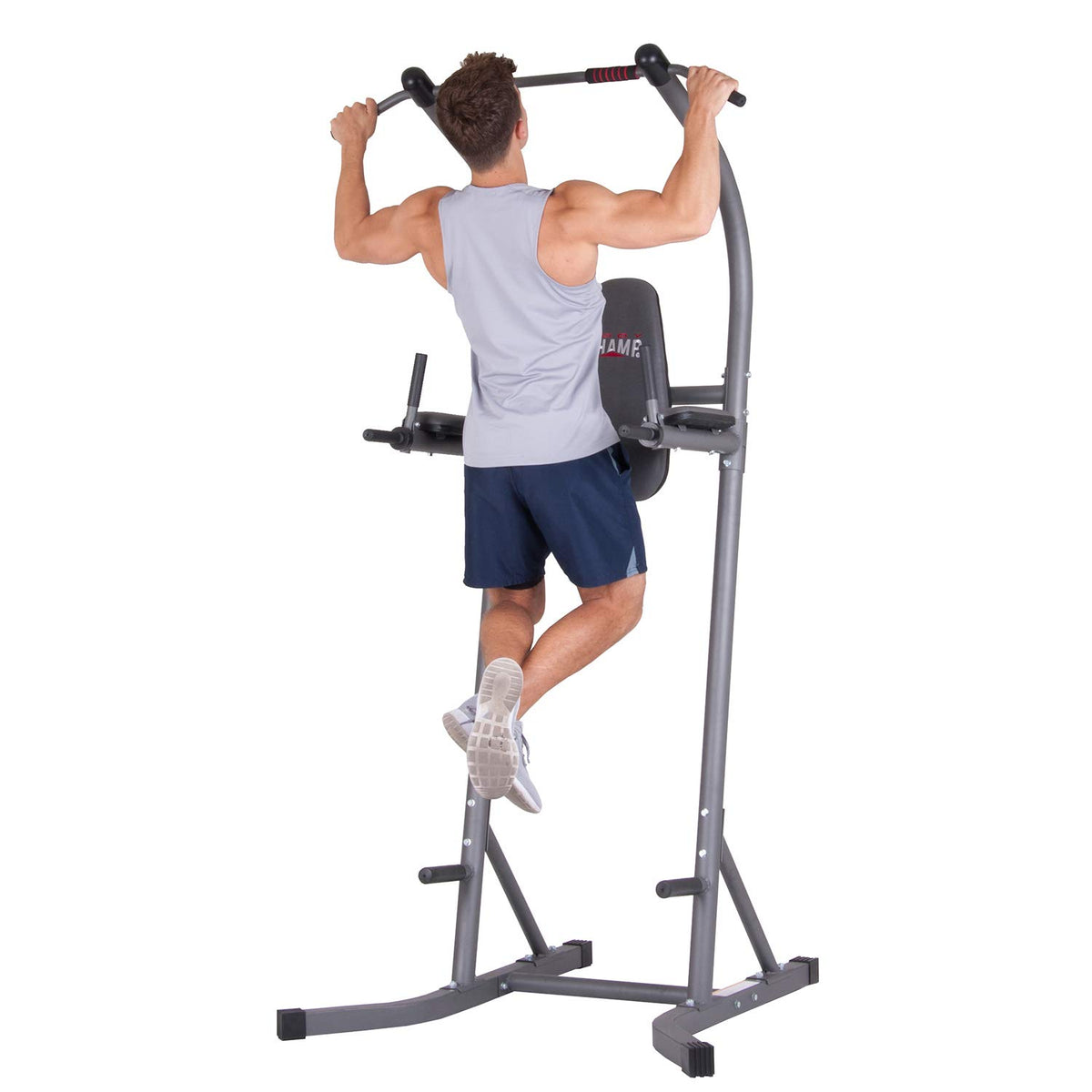 Body Champ Fitness Power Tower, Gym Equipment for Home, Indoor Workout Equipment, Multi-Use Pull-Up Bar Station PT620