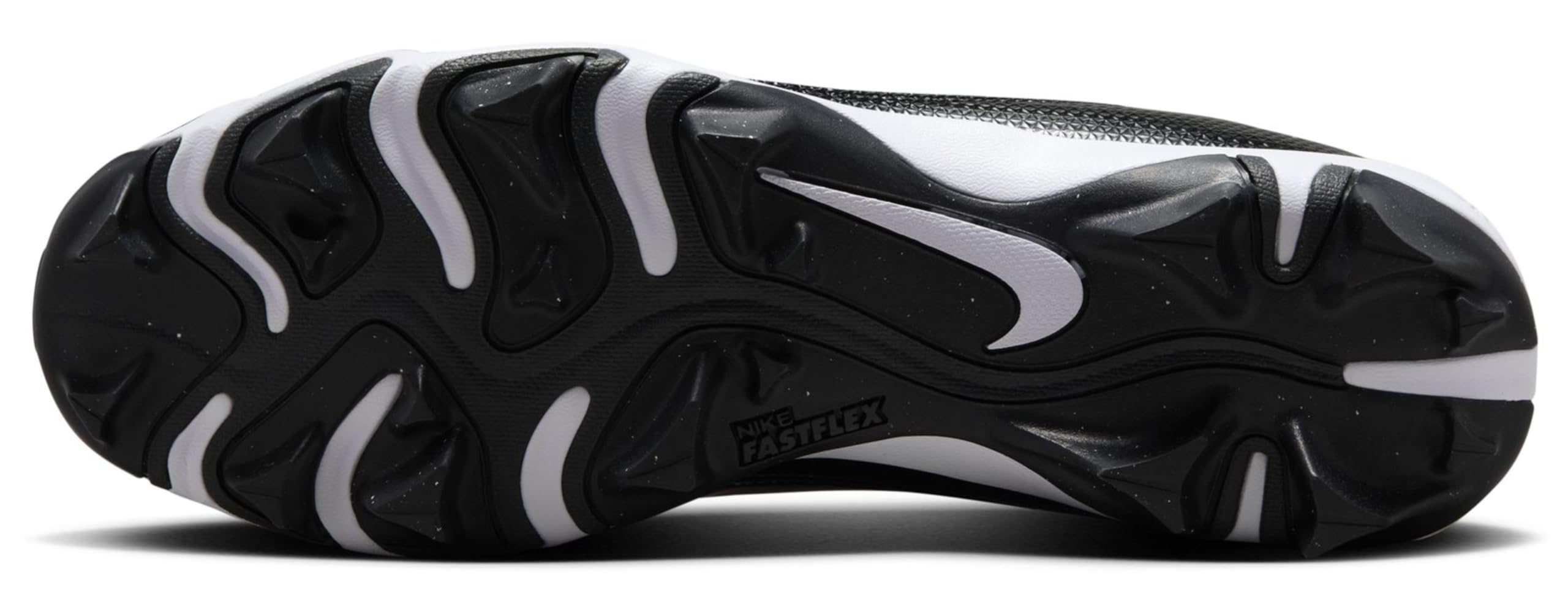 Nike Alpha Menace 4 Shark Football Cleats (Wide) (Black, US Footwear Size System, Adult, Men, Numeric, Wide, 10)