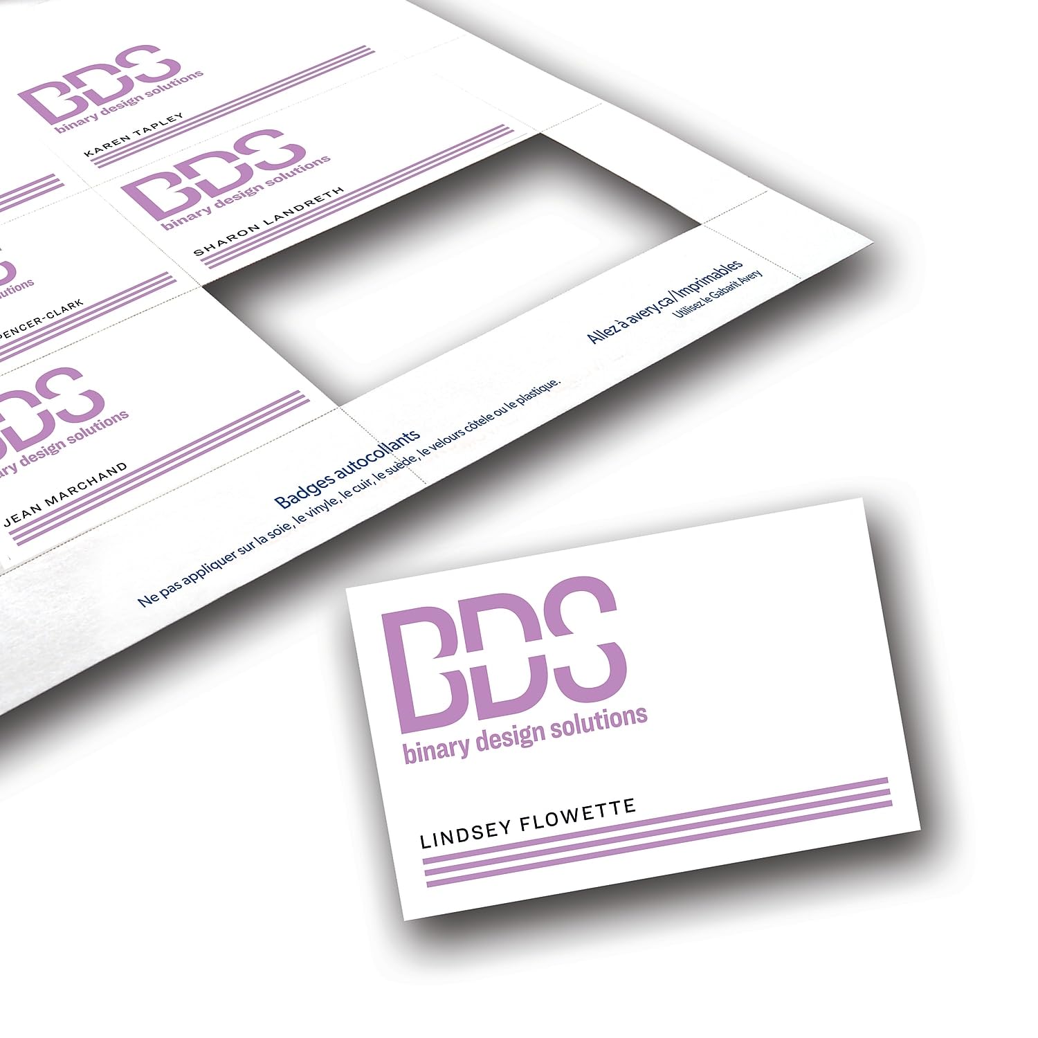 Avery 5390 Insert Badge Refill, Fits 2-1/4-Inch x3-1/2-Inch , 8/Sht, 400/BX, WE