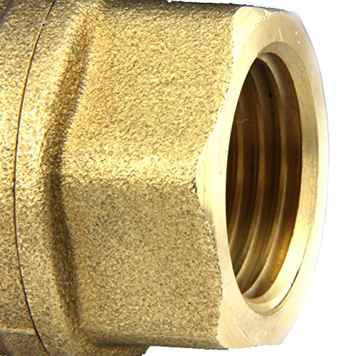 U.S. Solid Motorized Ball Valve- 1" Brass Ball Valve with Standard Port, 9-24V AC/DC and 2 Wire Auto Return Setup