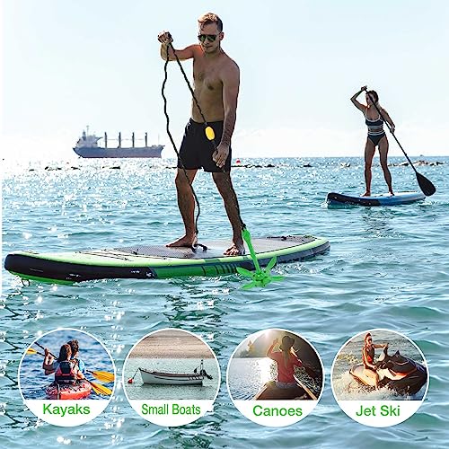 Linkloos Kayak Anchor Kit - 3.5lb with 40ft Rope & Storage Bag - Accessories for Kayaks, Canoes, SUP Boards, Small Boats, Jet Skis & PWCs - Marine Grade Green