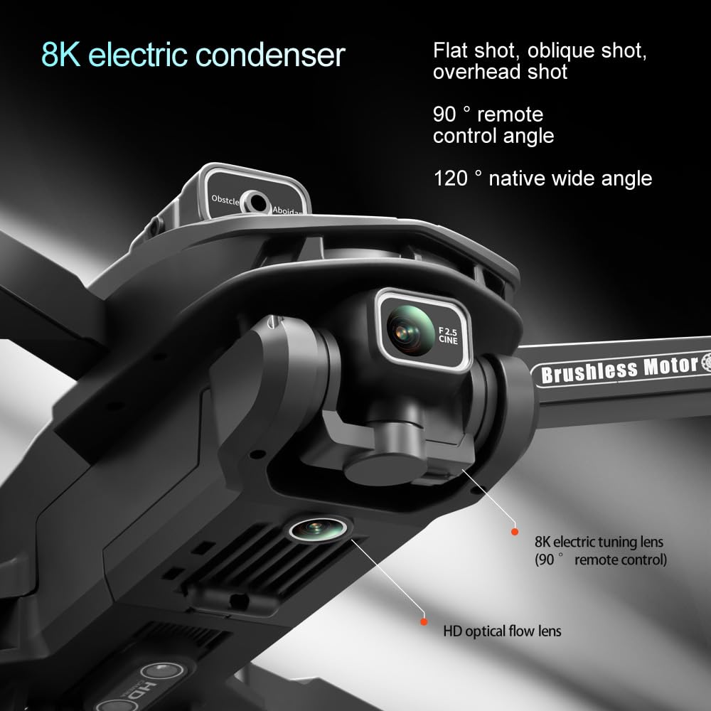 AOTULIGHT V168 Pro GPS Drones with Camera 4K HDR Videos,90 Mins Flight Time with 3 Batteries,230g Palm-Sized Mini Drone for Beginner &Adults, Smart Return, Follow Me, Circle Fly, Tap Fly, 5GHz WiFi Transmission