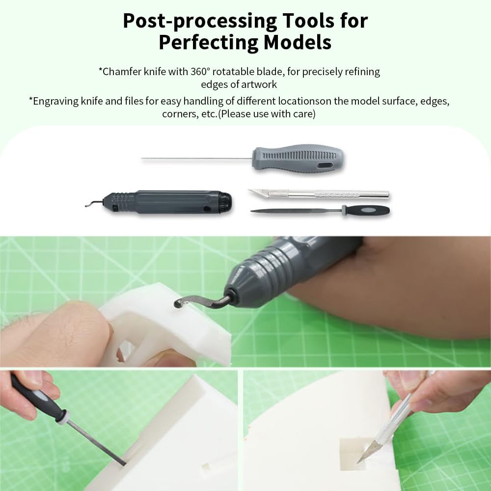 Creality 3D Printer Tool Kit, 74 Pcs in 1 3D Printing Tool Kit Includes Deburring Tool, Nozzle Cleaning Kit, Screwdriver Kit, Removal/Assembly Tools, 3D Printer Tool Wrap Kit Pro for All Printers