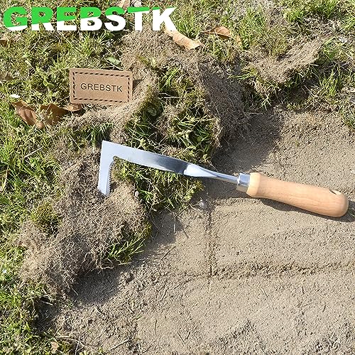 GREBSTK Crack Weeder Crevice Weeding Tool Manual Weeder Beech Handle Lawn Yard Gardening Tool