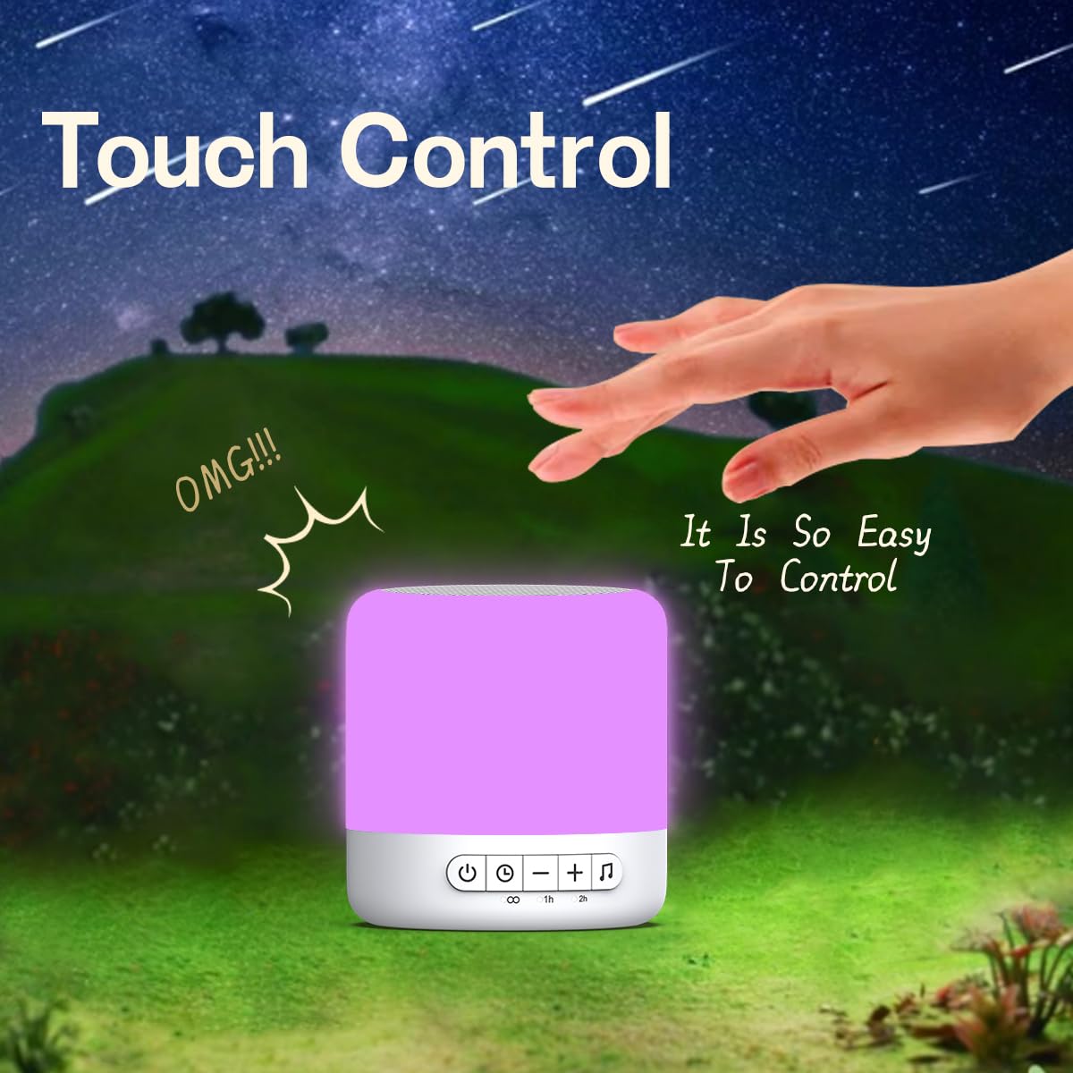 Easysleep Sound Machine Baby White Noise Machine for Sleeping,Toddler Sleep Trainer with 30 Soothing Sounds 12 Night Light,Timers, App Remote Control, Night Light Sleep Machine for Nursery Kid
