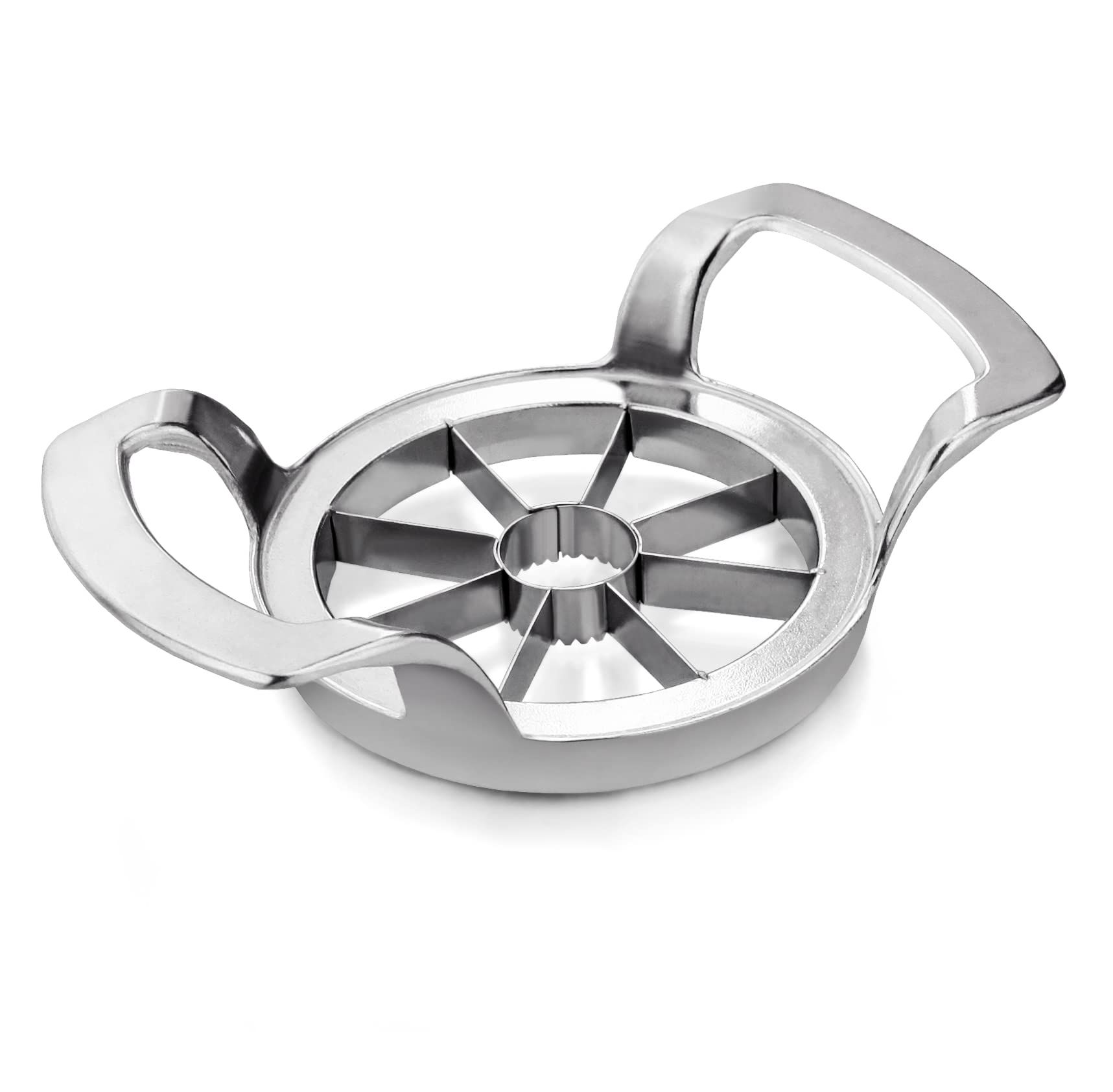 New Star Foodservice Heavy Duty Commercial Apple Corer and Divider, Silver
