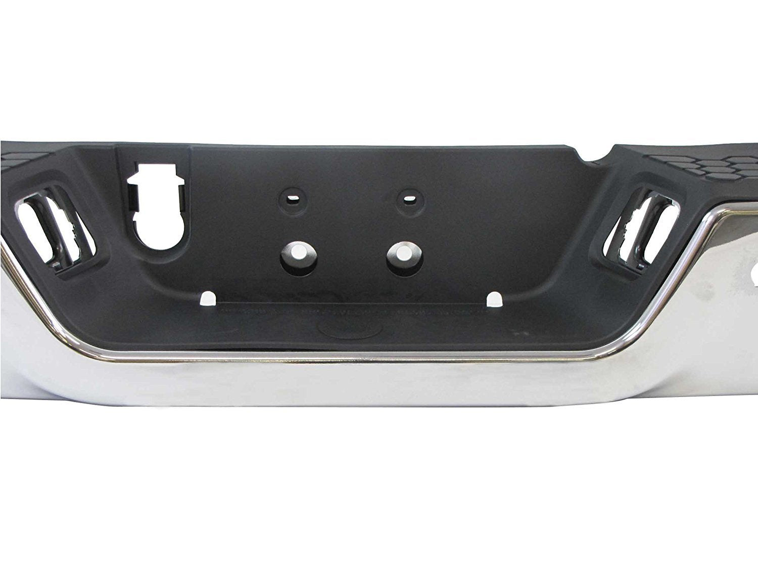 Mbi Auto - Steel Chrome, Complete Rear Step Bumper Assembly for 2009-2018 Dodge RAM 1500 W/Park 09-18, CH1103119