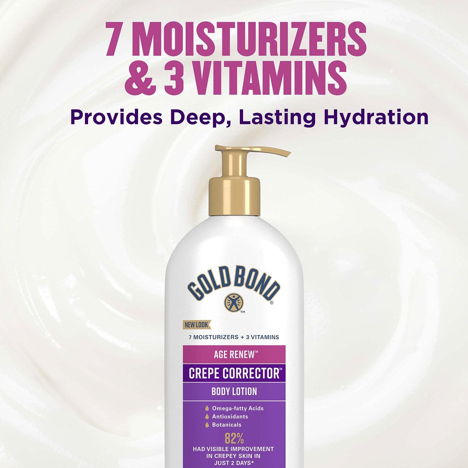 Gold Bond Age Renew Crepe Corrector Body Lotion, Replenishing & Smoothing Formula 26 OZ (2 13 OZ bottles)