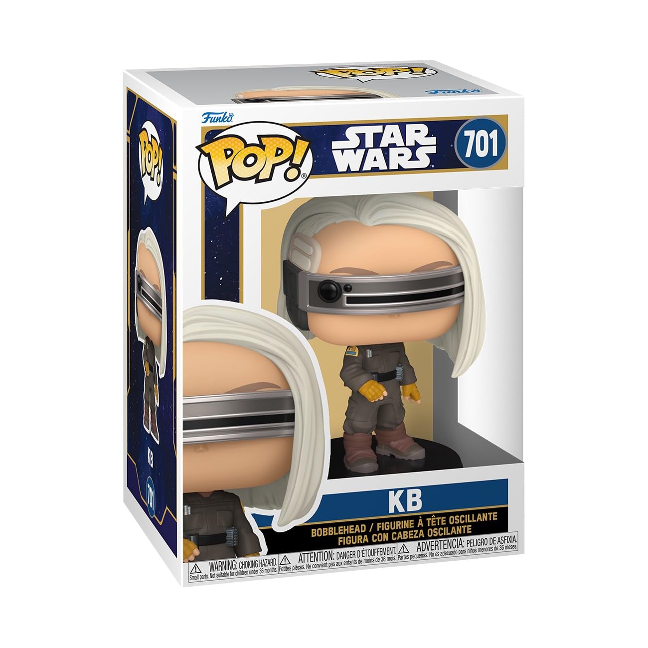 Funko Pop Star Wars: Skeleton Crew - KB - Star Wars Skeleton Crew - Collectable Vinyl Figure - Gift Idea - Official Merchandise - Toys for Kids & Adults - Sci-Fi Fans - Model Figure for Collectors