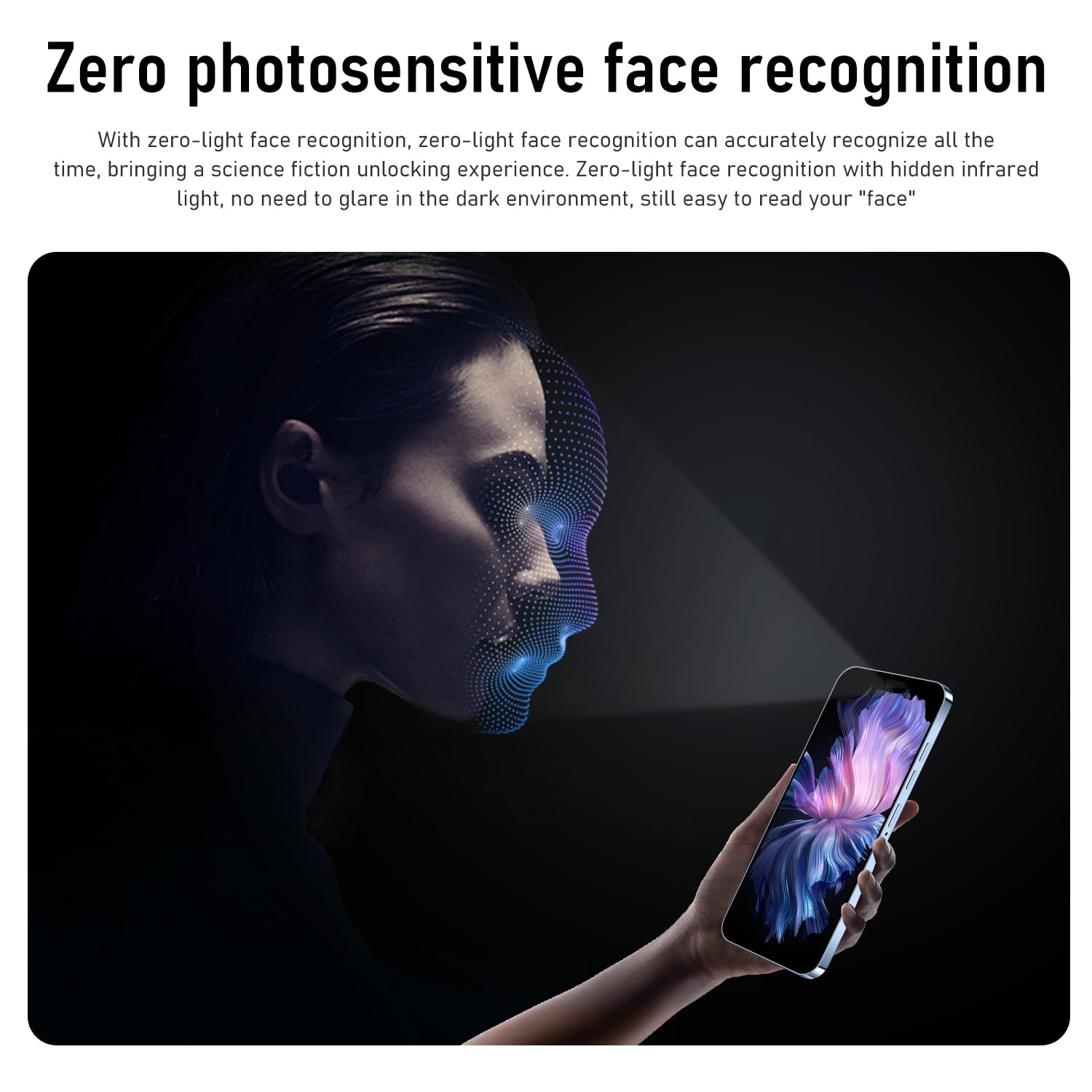 A SLICE RED 14PROMA X Unlocked Cell Phone,Long Battery Life 6.82" HD Screen Unlocked Phones,Android14 16+512GB Smartphone with 128G Memory Card,Dual SIM/Fingerprint Lock/Face ID/GPS (Blue)