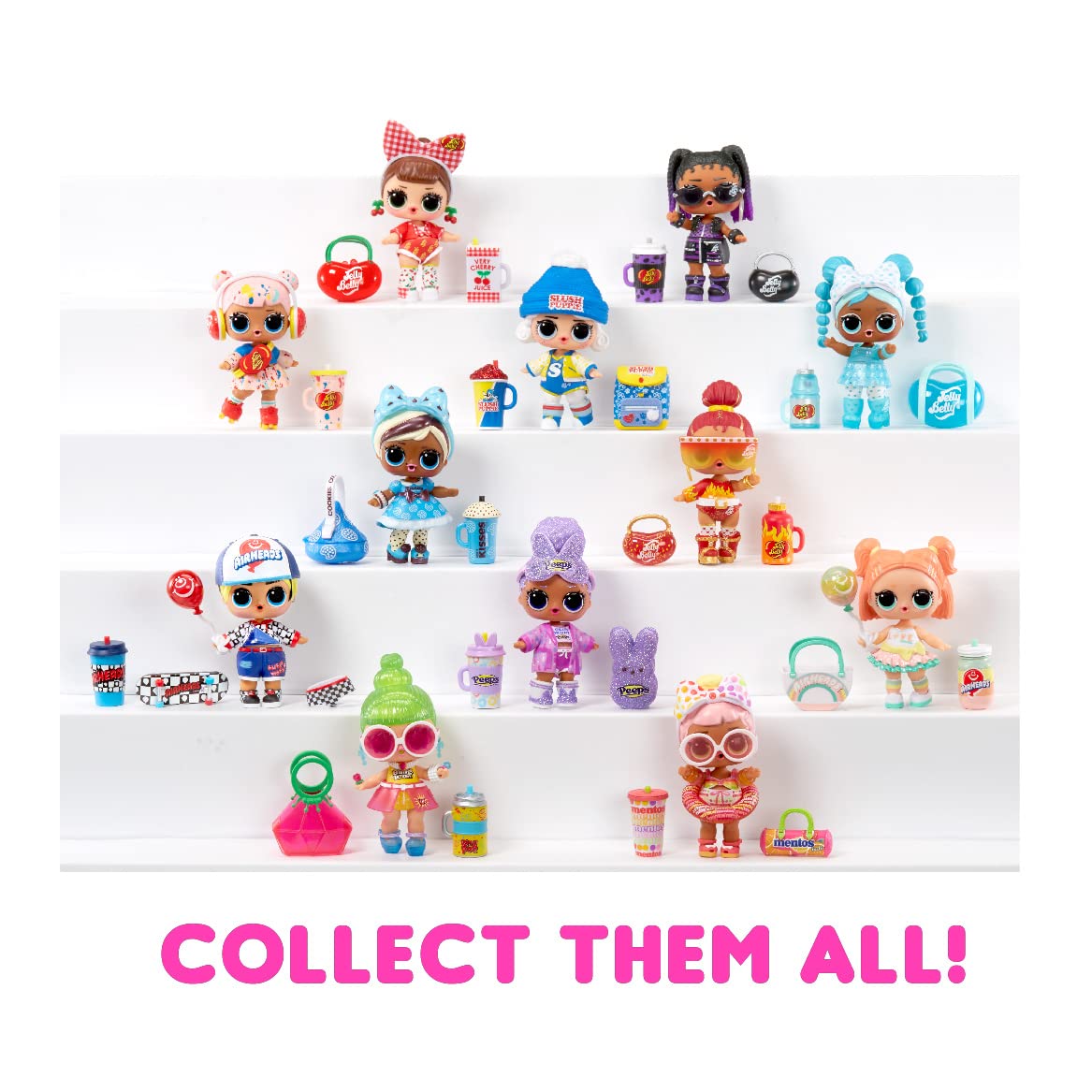 L.O.L. Surprise! Loves Mini Sweets Surprise-O-Matic Series 2 with 8 Surprises, Accessories, Limited Edition Doll, Candy Theme, Collectible Doll- Great Gift for Girls Age 4+