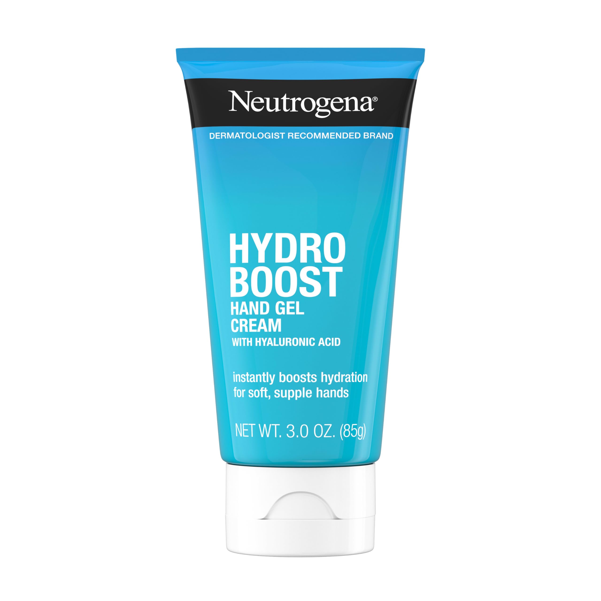 Neutrogena Hydro Boost Hydrating Hand Gel Cream with Hyaluronic Acid for Instantly Quenched, Soft & Supple Hands, Lightweight, Non-Greasy & Quick Absorbing Hand Lotion, Travel Size, 3 Oz