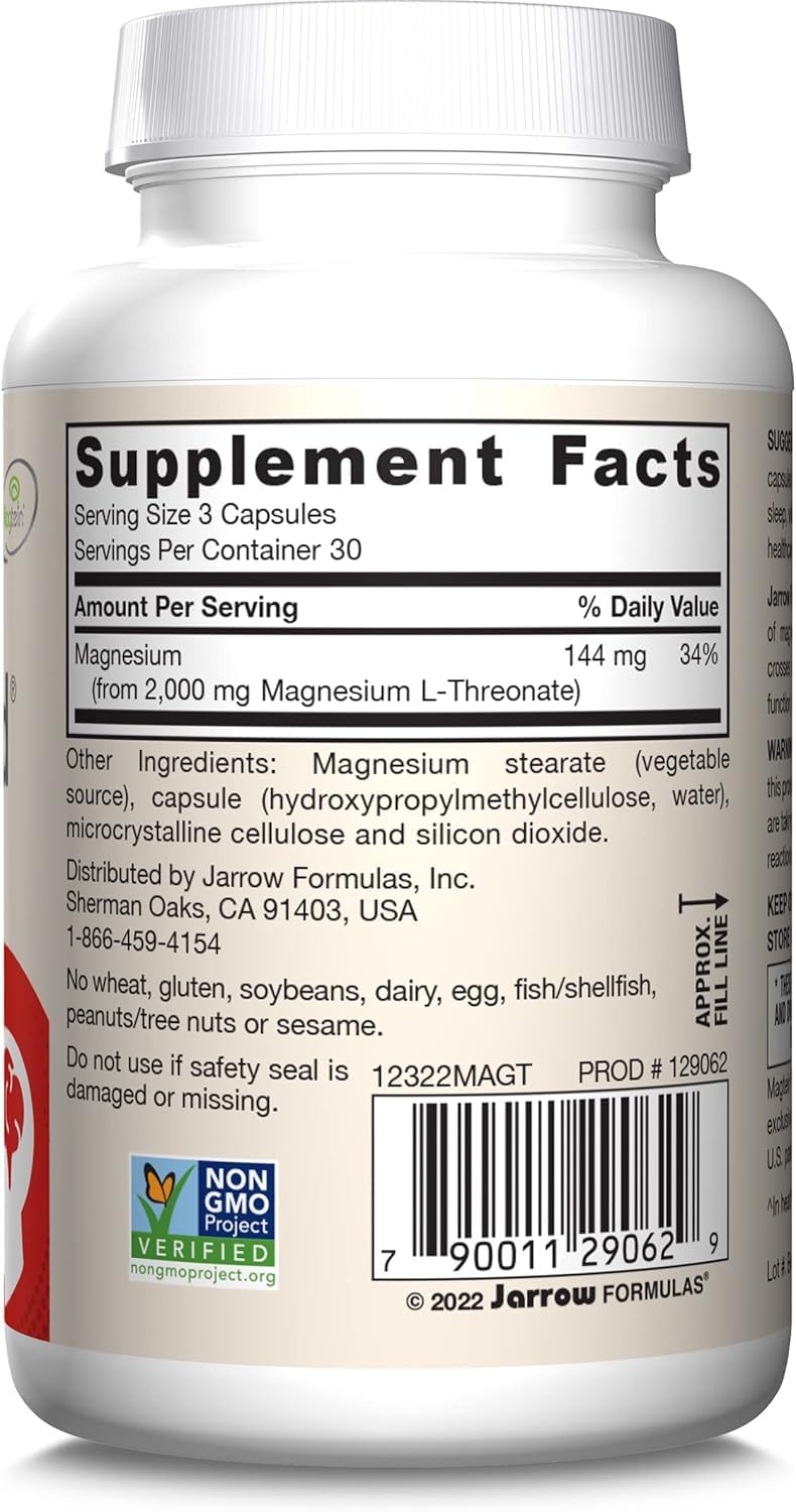 JARROW FORMULAS Magmind Mag L-Threonate, 90 CT