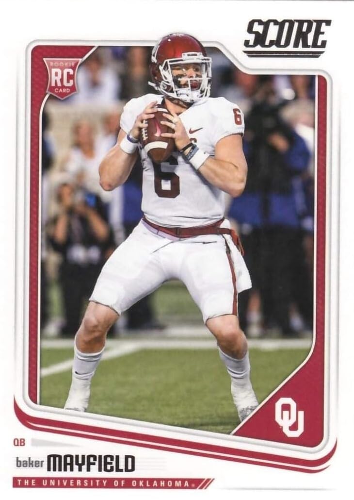 2018 Score NFL Football Unopened Factory Sealed Box of 24 Packs 288 Cards Total with 72 Rookies and 48 Inserts Possible Baker Mayfield, Sam Darnold and Josh Allen Rookie Cards and Autographs