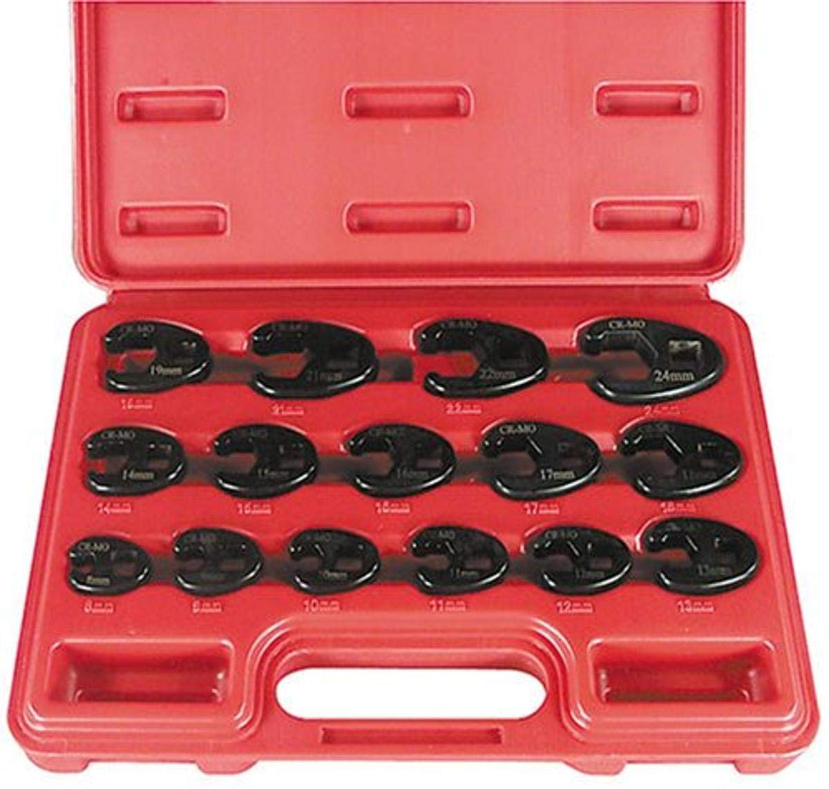 Astro 7115 Crowfoot Wrench Metric Set 15 PC