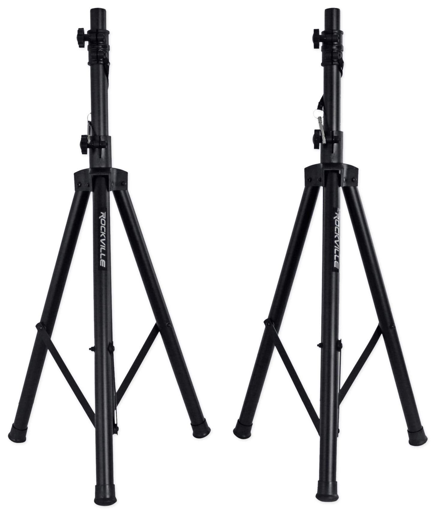 Rockville RPG152K Dual 15" Powered Speakers, Bluetooth+Mic+ Stands+Cables