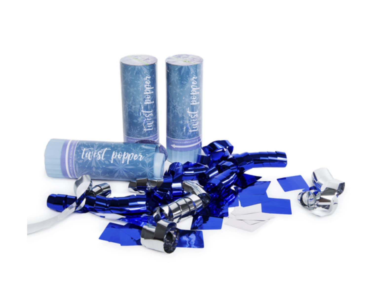 Unique Multicolor Disney Frozen 2 Twist Confetti Poppers (3 COUNT) - Vibrant Celebration Burst for Kids' Birthday Parties & Frozen Themed Events