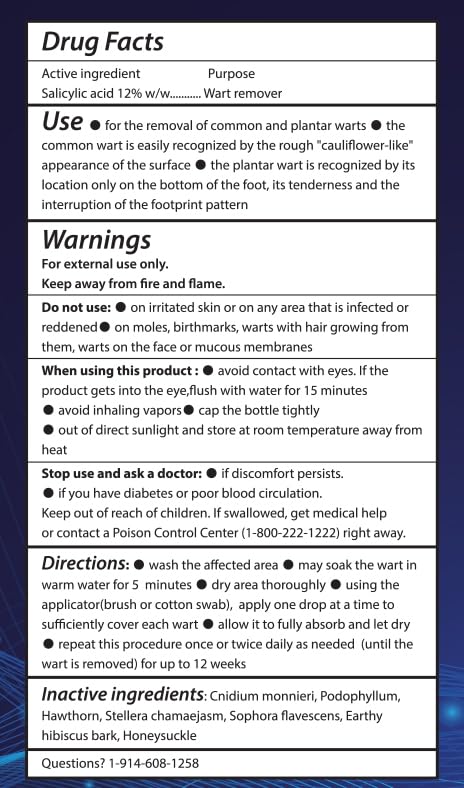 Fast-Acting Wart Remover for Plantar Wart: Salicylic Acid Wart Remover Freeze Off for Men Women - Wart Removal for Plantar Wart, Genital Wart, H Warts, Common Wart, Flat Wart, Corn, Callus, Feet Warts