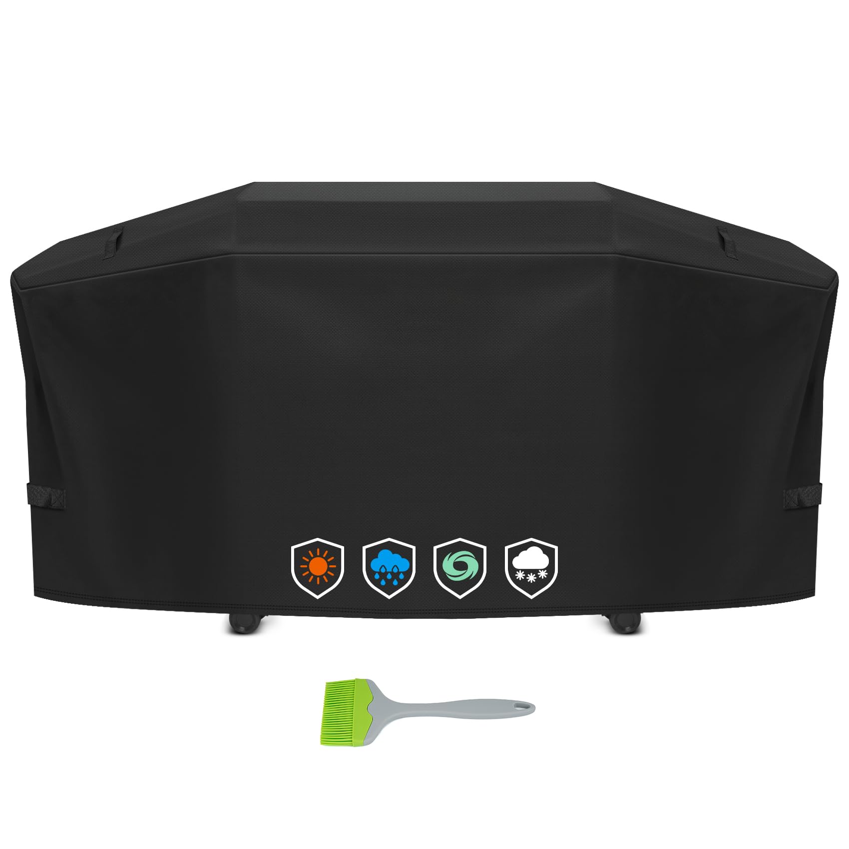 EZ-DONGTENG Heavy-Duty 600D Grill Cover fit for Weber Slate 36" Flat Top Griddle Grill,3400120 Weber Slate 36" Griddle Outdoor Waterproof Griddle Cover