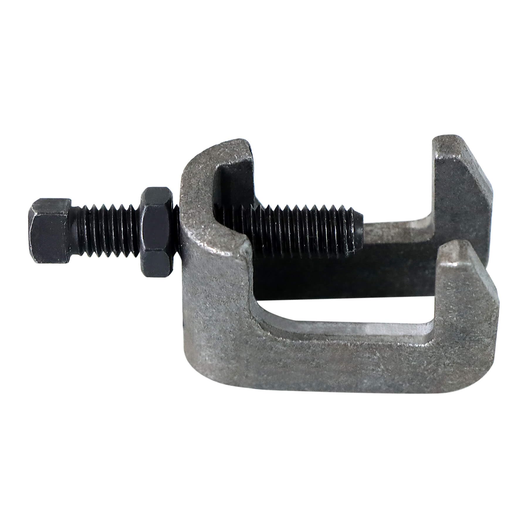 NIDAYE 3/8"-16 Pressed Steel Reversible C-Type Beam Clamp, Structural Attachment to Top Flange of Metal Beams, Channel, or Angle Iron, Max jaw opening: 3/4", Max Load 610lbs